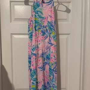 Lilly Pulitzer Pink and Blue Floral Mini Dress